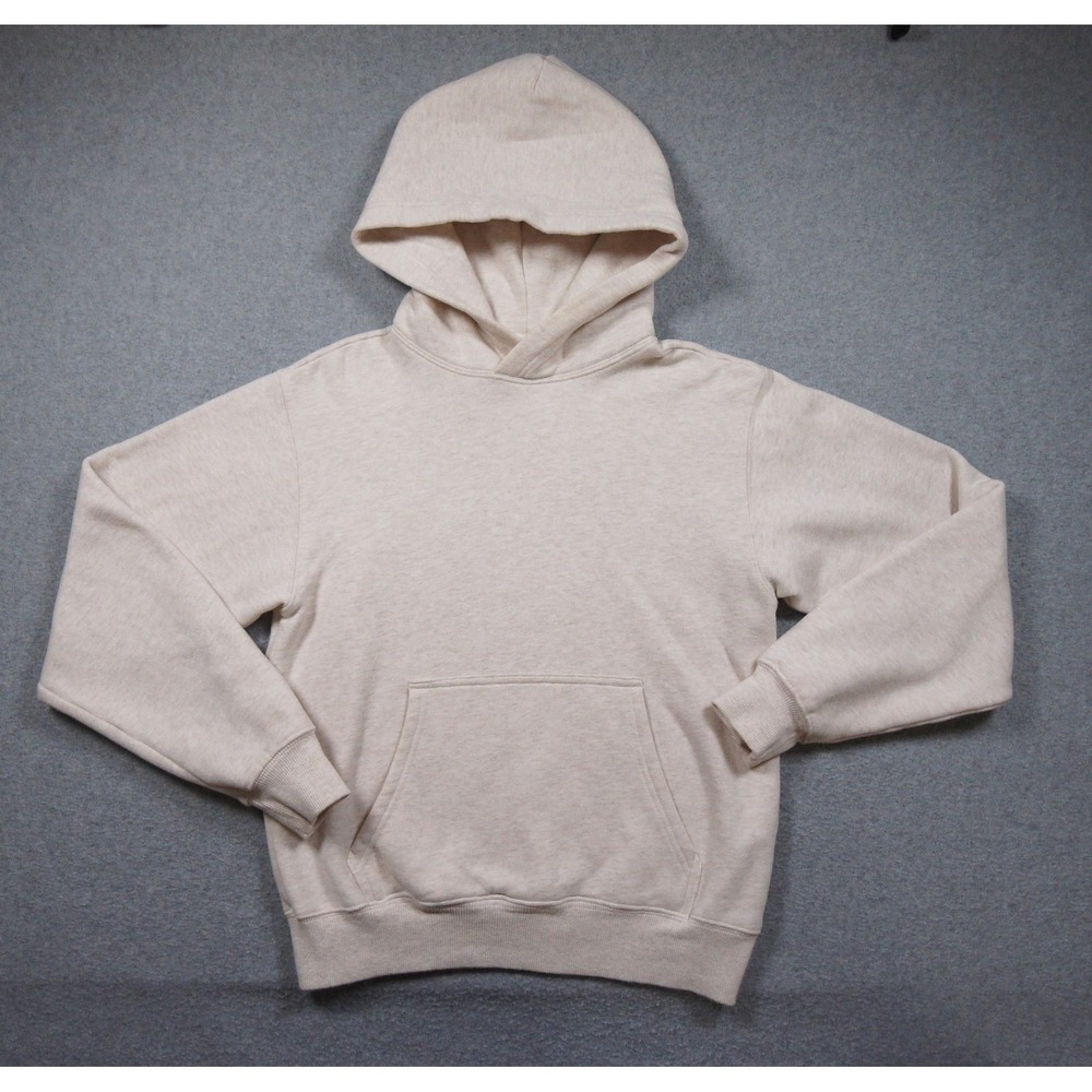 Tna Hoodie Womens XS Beige Cozy Fleece Perfect Pullover Sweatshirt Aritzia